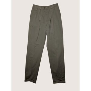 Ruff Hewn Pleated Khaki Pants Mens 33x36 Tall High Rise 100% Cotton Vintage Fit